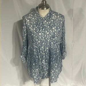 Style & Co women button down shirt size 3X .